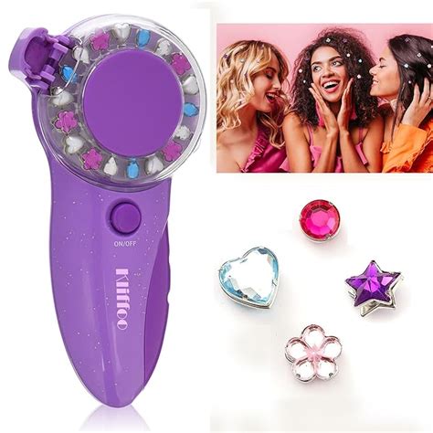 Hair Gem Stamper Quick Gems Hair jeweler kit, Sparkle Rhinestones Quick ...