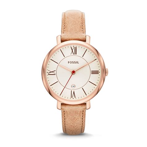 Rose Gold Watch with Leather Band | WardrobeMag.com