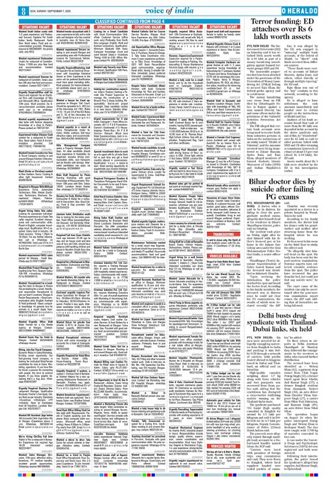 O Herald 07-09-2025 Page: 8 - o Heraldo ePaper – English & Dainik ...