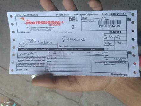 [Resolved] The Professional Couriers — not received my parcel till now