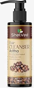 Buy Shelvee Hair cleanser aritha shampoo for all hair type 200 ml ...