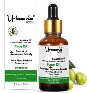 Urbaano Herbal Olive Squalane 100% Pure Natural Face Oil - Skin ...