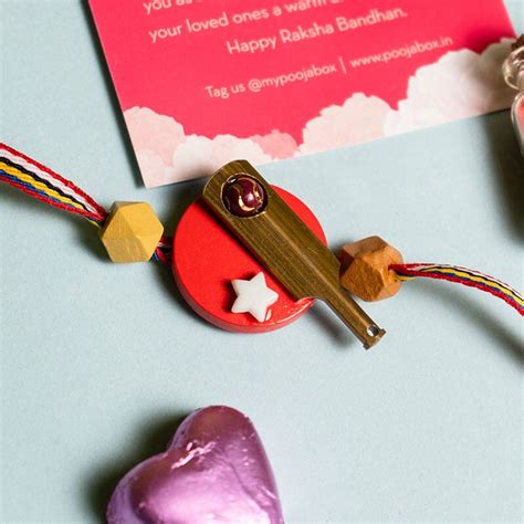 Buy Cricket Fanatic Quirky Rakhi Online in India - Mypoojabox.in