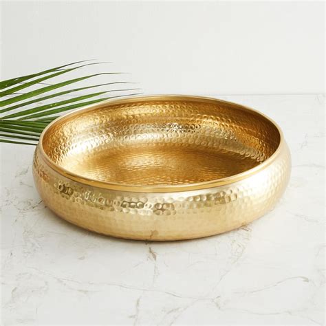 Buy Leon Metal Hammered Potpourri Bowl from Home Centre at just INR 999.0