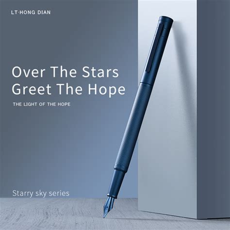 LT Hongdian Deep Blue Forest Metal Pen Blue Nib India | Ubuy