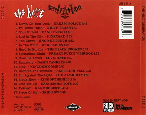 Nightmare be thy Name: Various Artists - The Next Generation (1992)