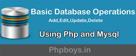 Image result for How We Make Insert.update and Delete by Using PHP Program