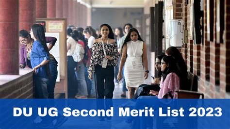 DU UG Second Merit List 2023 Out At admission.uod.ac.in; Check Details