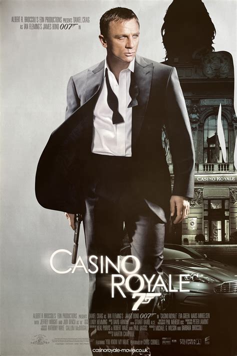Original Casino Royale Movie Poster - James Bond - 007 - Daniel Craig