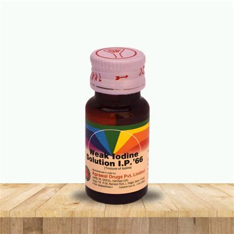 Weak Iodine Solution I.P.’66 | Tincture Iodine I.P. ’66