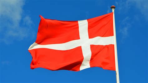 Red Flag with White Cross Logo - LogoDix