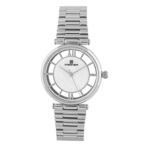 D'SIGNER Analog White Dial Women's Watch-765SM.6 : Amazon.in: Fashion