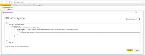 Image result for Power Query for API Key