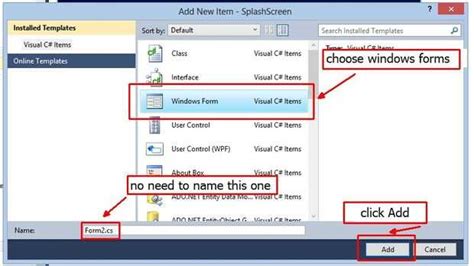 Codes to Create a Splash Screen with Visual Studio 的图像结果