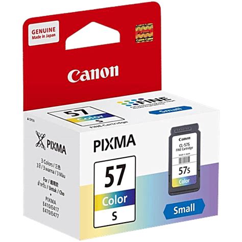 Buy Canon Pixma CL-57 Small Ink Cartridge 1289C005AB, Multicolour ...