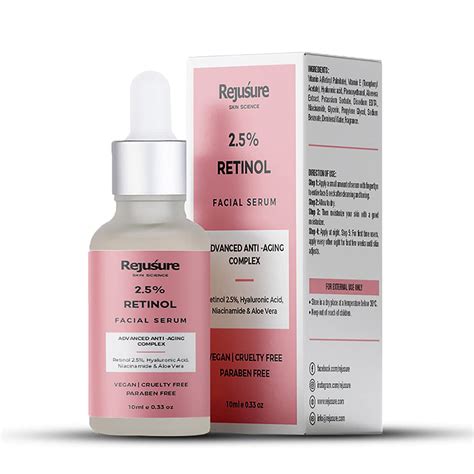 Buy Rejusure 2.5% Retinol Serum: Anti-Aging Face Serum | 10ml