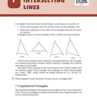 Class 7 Maths Chapter 7 NCERT Book - A Tale of Three Intersecting Lines