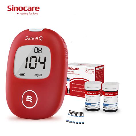 Accurate Diabetes Suger Monitor Meter Code Free Blood Glucose Monitor Removable Battery Glucose ...