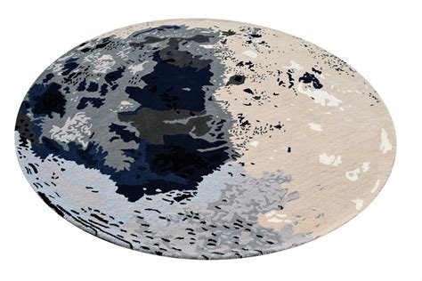 Moon Round Handmade Rug by The Rugs Story