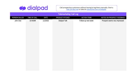 Image result for Telephone Call Log