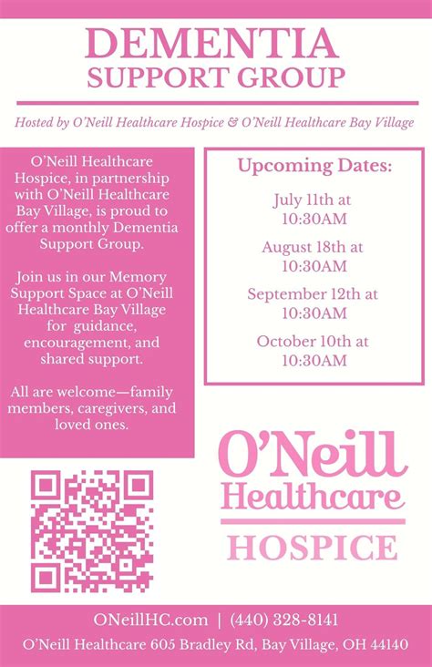 Dementia Support Group, O'Neill Healthcare Bay Village, 10 October 2025 ...