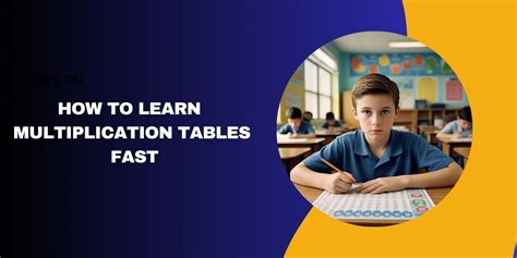 Image result for How to Learn Multiplication Tables Fast