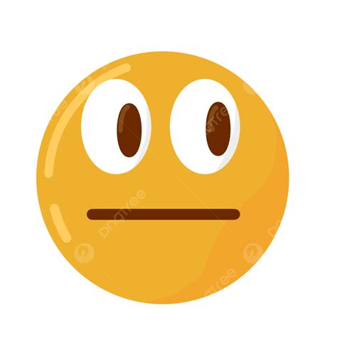 Straight Face Emoji Png at Helen Hickman blog