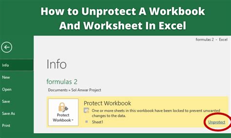Unprotect Excel Workbook 的图像结果