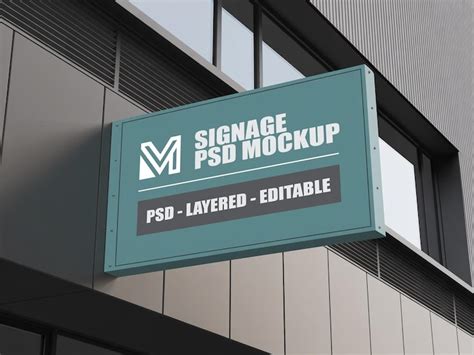 Commercial sign mockup PSD, High Quality Free PSD Templates for ...