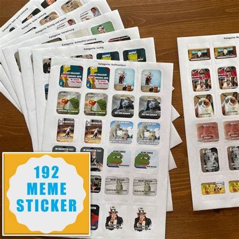 Buy Funny Meme Stickers Online In India - Etsy India