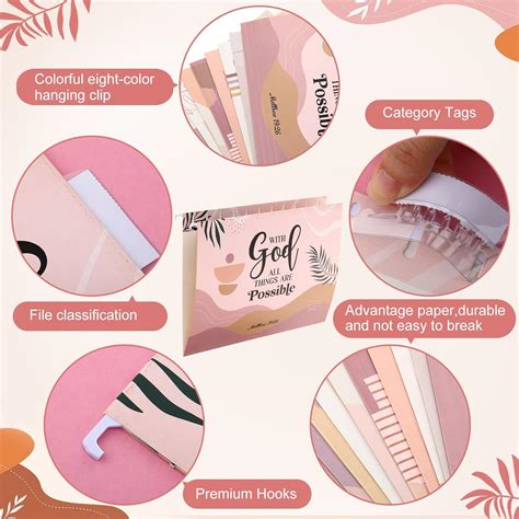 Janmini 30 Pcs Bible Hanging Folders with Foil India | Ubuy