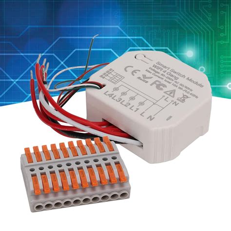 MOES 104D 4Gang 10A WiFi Switch Module | Concept Kart