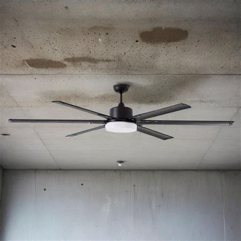 213cm 84-inch Black DC Ceiling Fan Light Remote Control 35W 5 Speed ...