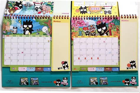 Buy 2023~2024 FEATURE Bad Badtz-Maru Monthly Yearly Desktop Calendar ...