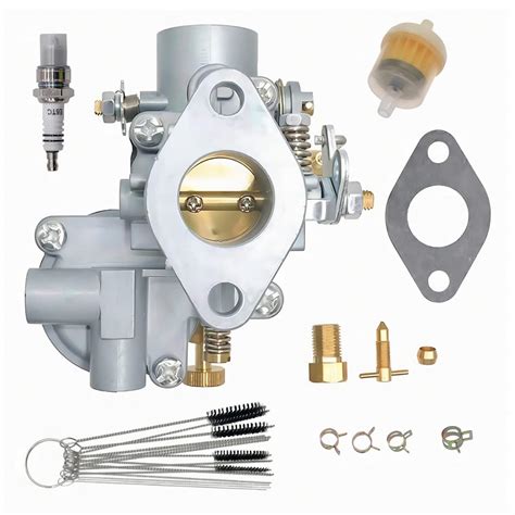 Carbpro Carburetor W/Spark Plug Compatible with 24T2 Massey Ferguson ...