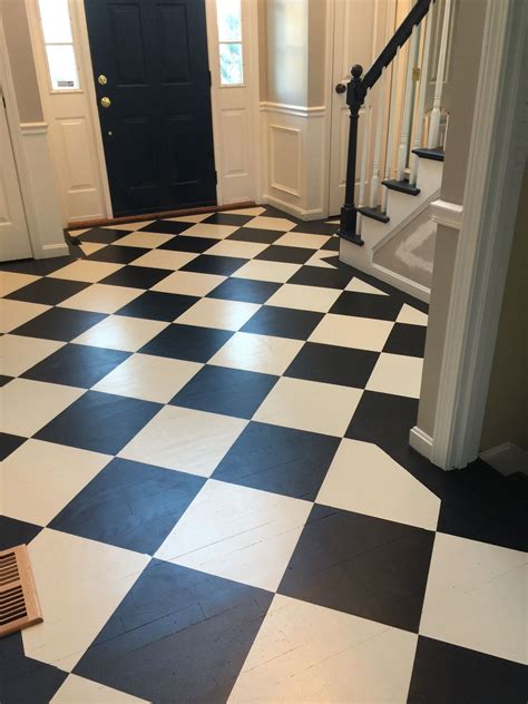 Black And White Checkered Linoleum Flooring - Houses For Rent Near Me