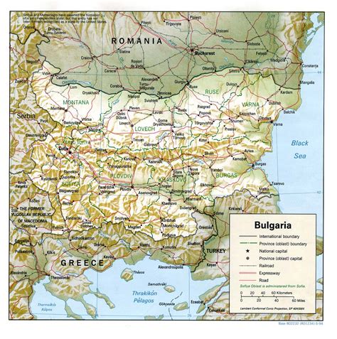 Maps of Bulgaria | Map Library | Maps of the World