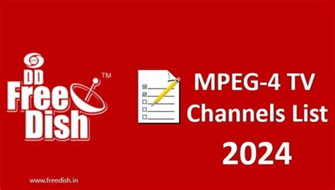 DD Free Dish MPEG-4/MP4 Channel List - 60 New Slots added