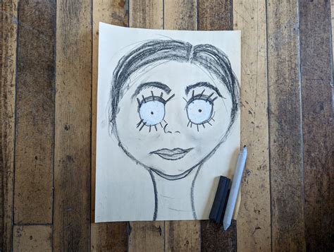 Homeschool Tim Burton Style Self Portrait, Museum of Visual Materials ...