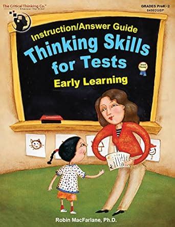 Thinking Skills for Tests: Early Learning - Instruction Answer Guide ...