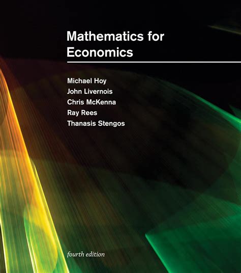 Buy MATHEMATICS FOR ECONOMICS, FOURTH EDITION Book Online at Low Prices ...
