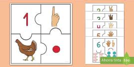 Números y cantidades: Los números del 1 al 10 – La comida