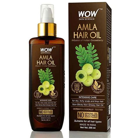 Buy WOW SKIN SCIENCE AMLA HAIR OIL - PURE COLD PRESSED INDIAN ...