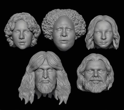 🎬 1/6 1/12 A Minecraft Movie Character Bundle Head Headsculpt・ STL ...