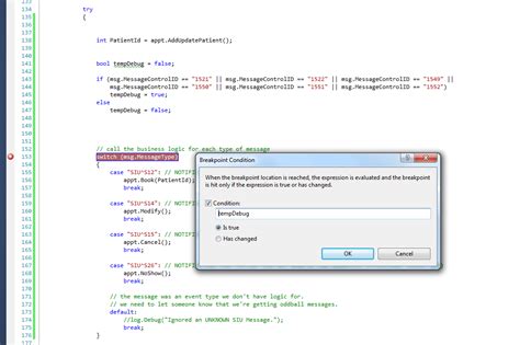 Image result for Conditional Breakpoint Visual Studio