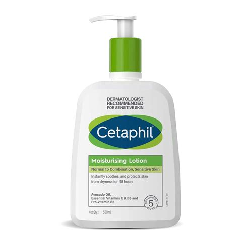 Cetaphil Moisturising Lotion for Face & Body, Normal to dry skin,500 ml ...