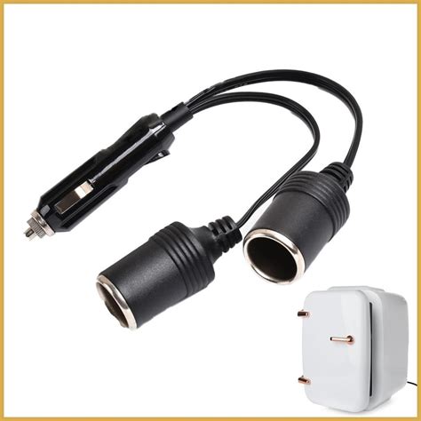 Double Plug Adapters For Cars Energy Connector Double Socket Adapter ...