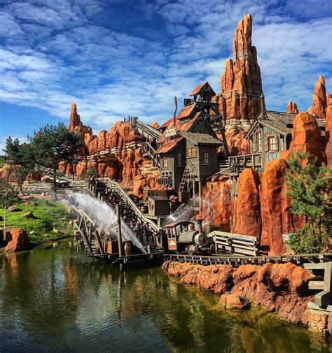 Thunder Messa Big Thunder Mountain Railroad, Disneyland Paris Rollercoaster