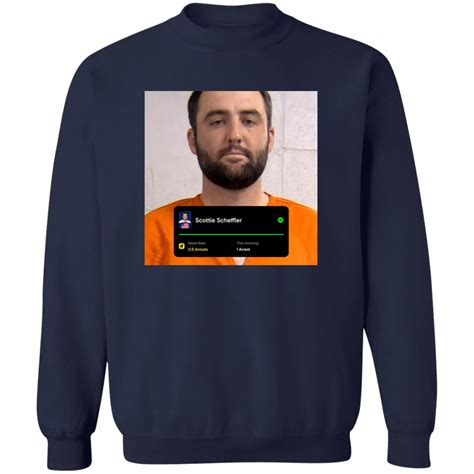Arrest Funny Scottie Scheffler Mug Shot Shirt - Bucktee.com