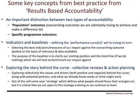Results Based Accountability - building a culture of high performance | PPT